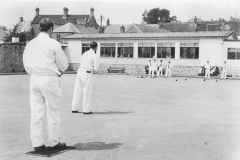 000435 Match in progress at Ilminster Bowling Club c1968