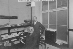 002078 F F Day Foley managers Howard (standing) and Charles (sitting) Wyatt c1950