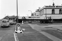 002997 M S Small lorry loaded with 75ft Portcrete beams c1965