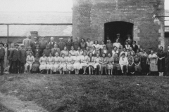 003096 Employees at Dowlish Ford Mill c1930