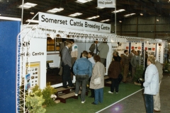 003923 Somerset Cattle Breeding Centre stand at the Royal Cornwall Show c1990