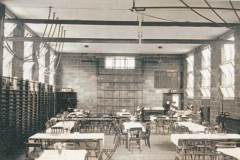 003441 Gymnasium used for teas after tennis finals, Ilminster Girls Grammar School 1936