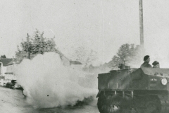 002551 Bren gun carrier in Station Road, Ilminster 1939
